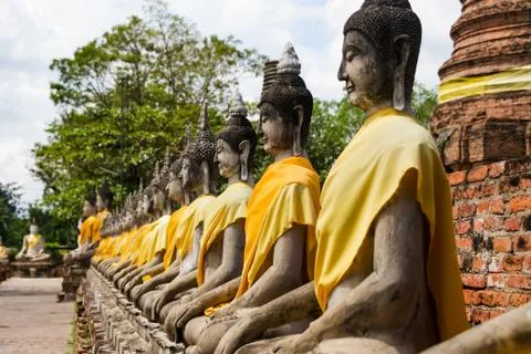 Buddha statues Stock Photos
