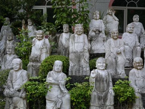 Buddha statues Stock Photos