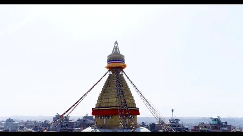 Buddha Stupa Stock Footage