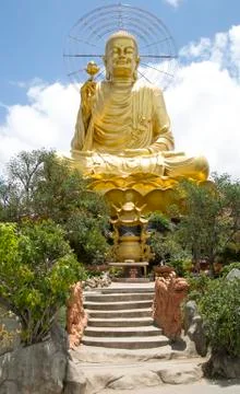 Buddha temple in Dalat3 Stock Photos