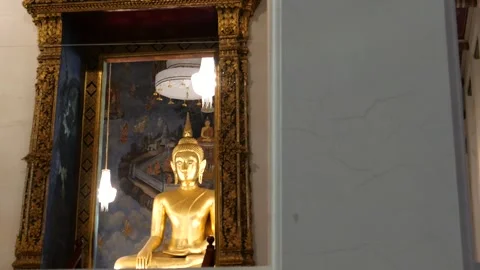 Buddha in temple Stock Footage 297305607