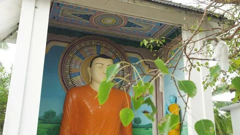 A buddha temple in Srí lanka Video stock 167119488