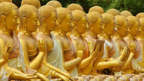 Buddha in Thailand. Stock Footage 91114658