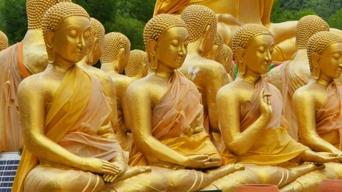 Buddha in Thailand. Stock Footage 91114685