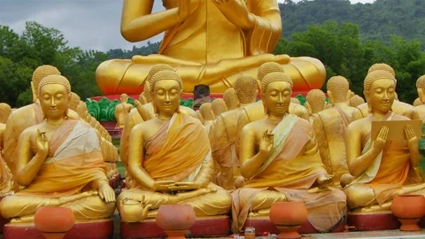 Buddha in Thailand. Stock Footage 91117561