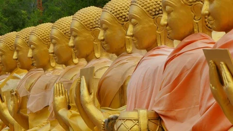 Buddha in Thailand. Stock Footage 91117810