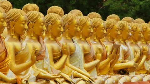 Buddha in Thailand. Stock Footage 91117879