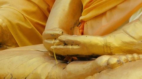 Buddha in Thailand. Stock Footage 91136014