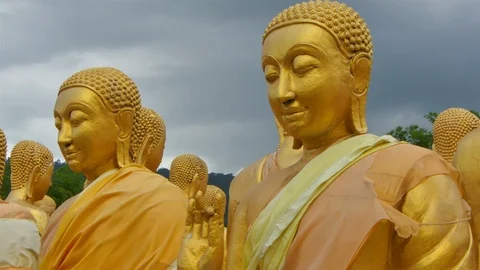 Buddha in Thailand. Stock Footage 91136402