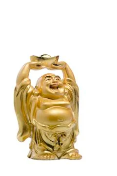 Buddha with treasure Stock Photos
