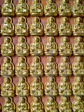 Buddha wall Stock Illustration