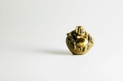 Buddha on White Stock Photos