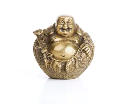 Buddha on White Stock Photos