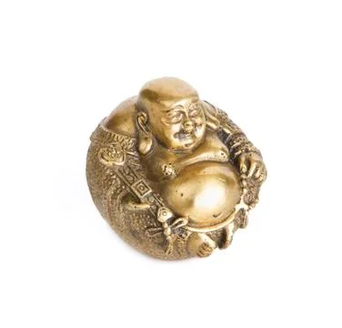 Buddha on White Stock Photos