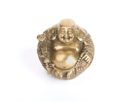 Buddha on White Stock Photos
