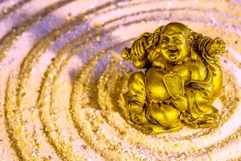 Buddha in zen circle Stock Photos
