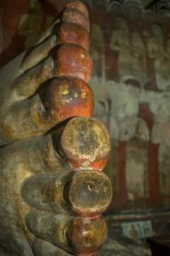 Buddha's feet Stock Photos