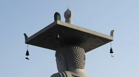 Buddhas head Stock Footage 68617902