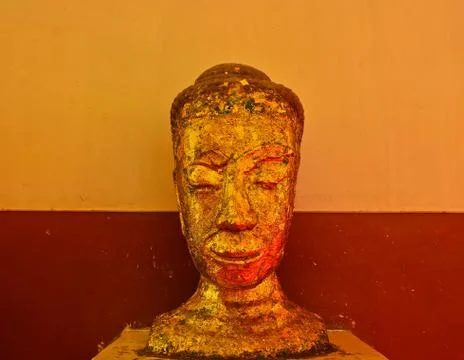 Buddha's head Stock Photos
