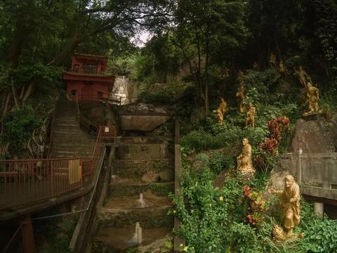 The Buddhas Monastery Stock Photos