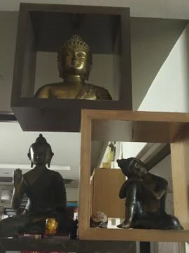 BuddhaStatues Foto stock