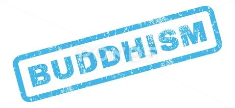 Buddhism Rubber Stamp Stock Illustration