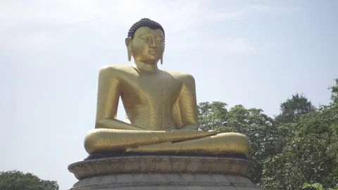 Buddhism sculpture Stock Footage 82315371