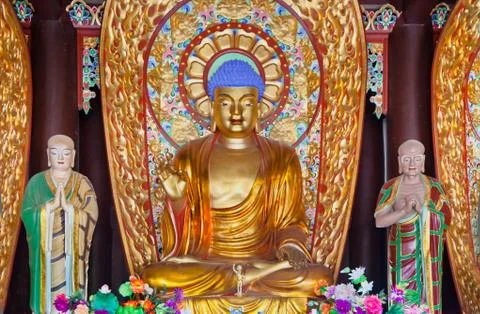 Buddhism  statue 库存照片