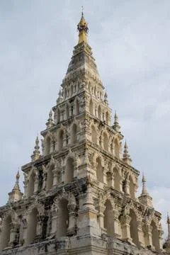 The Buddhism stupa Stock Photos