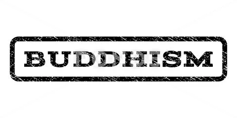 Buddhism Watermark Stamp Stock Illustration