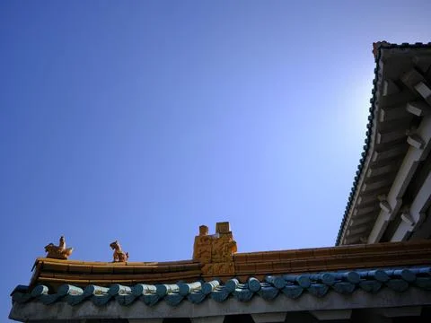 Buddhist architecture features Stock Photos