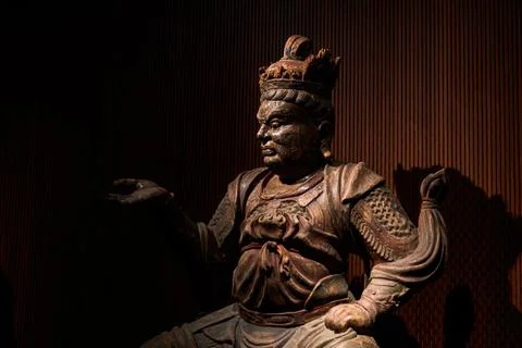 Buddhist Buddhas from various countries and eras collected by Tsz Shan Monastery Foto stock
