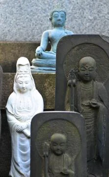 Buddhist cemetery Stock Photos