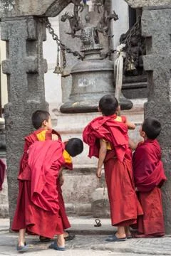 Buddhist Children Stock Photos