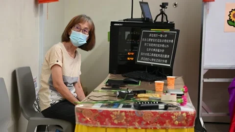 Buddhist class celebration Vídeo Stock 239594847