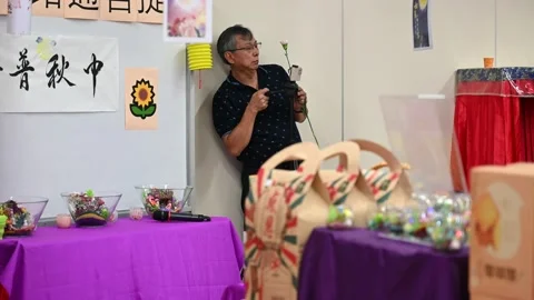 Buddhist class celebration Stock Footage 239595248