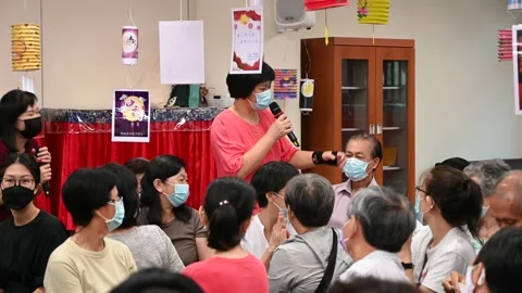 Buddhist class celebration Stock Footage 239595287