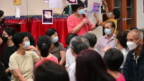Buddhist class celebration Stock Footage 239595289