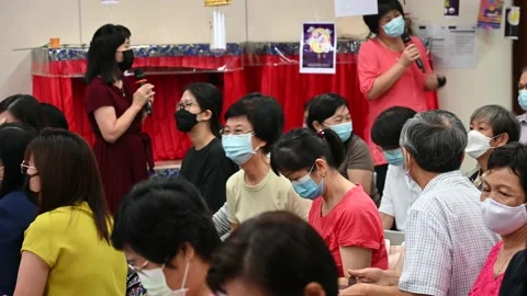 Buddhist class celebration Stock Footage 239595293