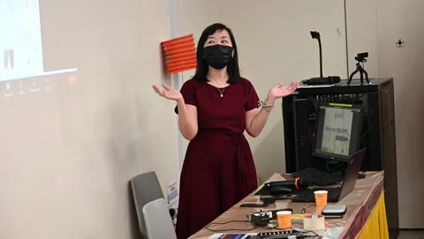 Buddhist class celebration Stock Footage 239595294