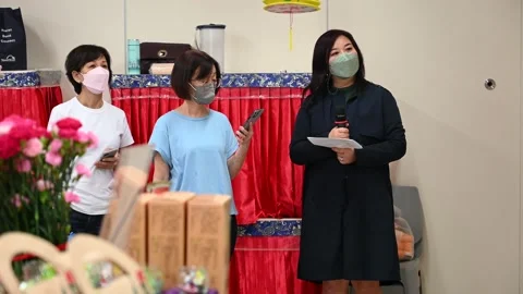 Buddhist class celebration Stock Footage 239595323