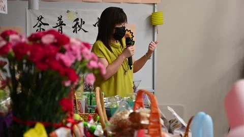 Buddhist class celebration Stock Footage 239595349
