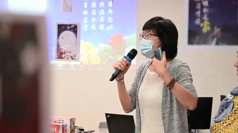 Buddhist class celebration Stock Footage 239595394