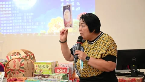 Buddhist class celebration Stock Footage 239595396