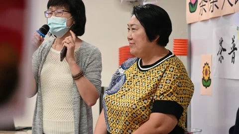 Buddhist class celebration Stock Footage 239595397