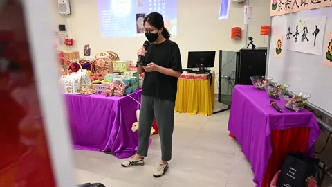 Buddhist class celebration Stock Footage 239595452