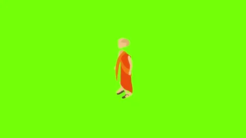 Buddhist icon animation Stock Footage 153591294