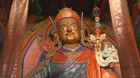 Buddhist Idol Stock Footage 55819970
