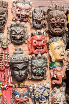 Buddhist Masks Stock Photos