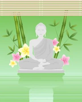 Buddhist meditation Stock Illustration